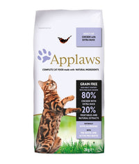 Thumbnail for Applaws Chicken with Duck Adult Dry Cat Food - 2kg