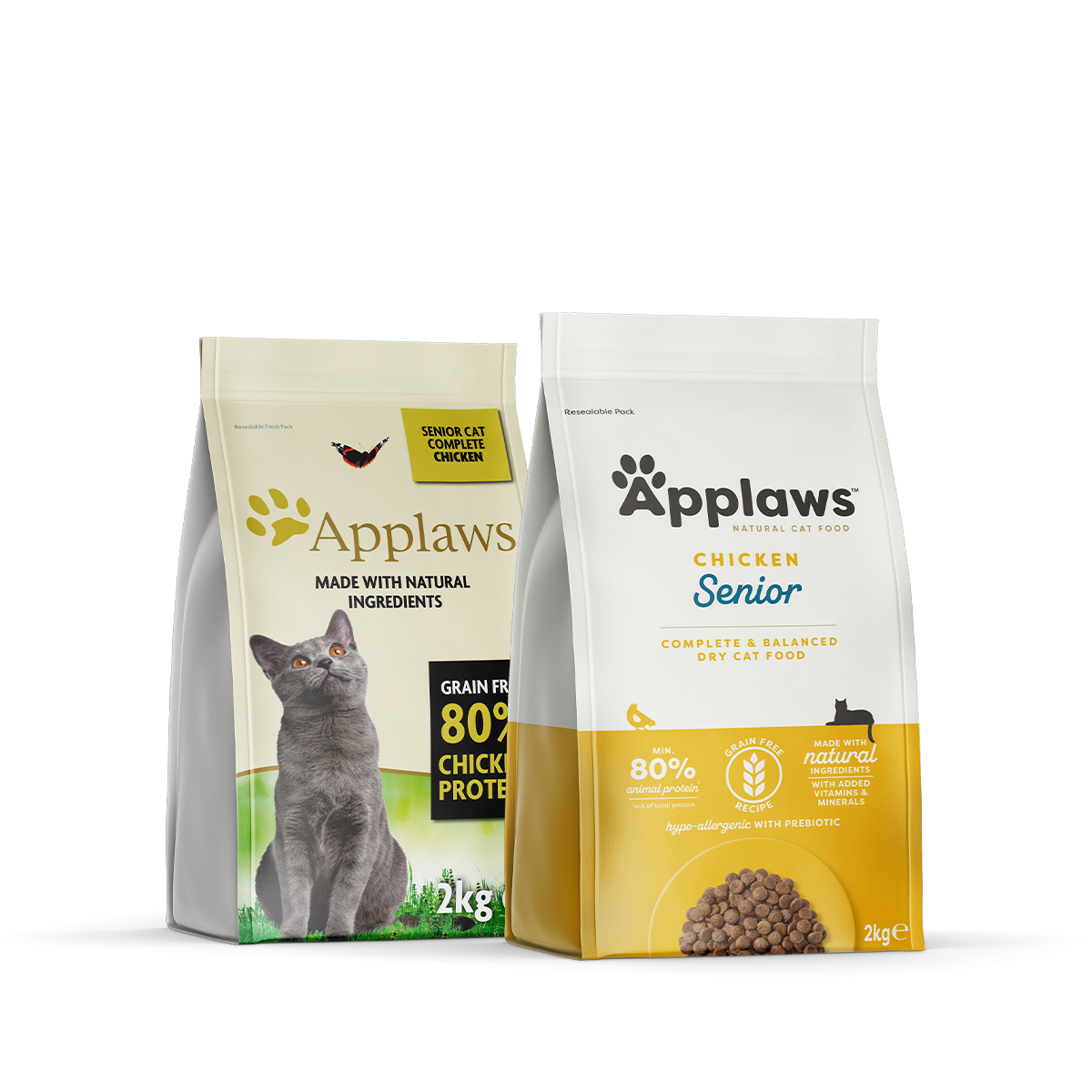 Applaws Chicken Senior Dry Cat Food - 2KG