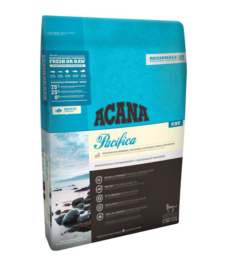 Acana Pacifica All Life Stages Dry Cat Food - 1.8KG