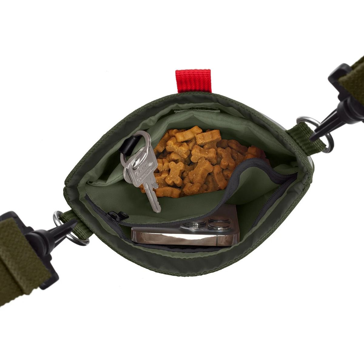 Hunter Alva Snackbag with Shoulder Strap - Olive Green