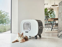 Thumbnail for Savic Mira De Lux Toilet Home Cat Litter Box - Anthracite