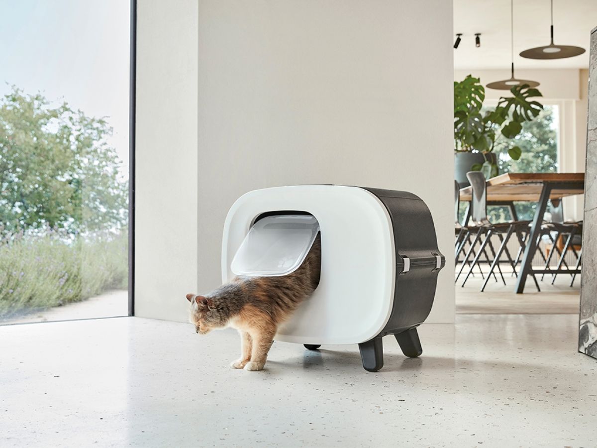 Savic Mira De Lux Toilet Home Cat Litter Box - Anthracite