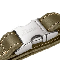 Hunter Aalborg Alu-Strong Dog Collar - Olive Green Large
