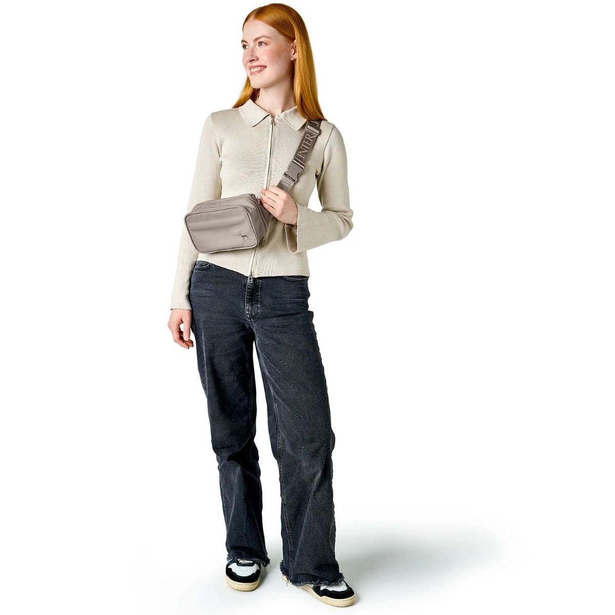 Hunter Seoul Crossbody Bag including Blanket - Greige