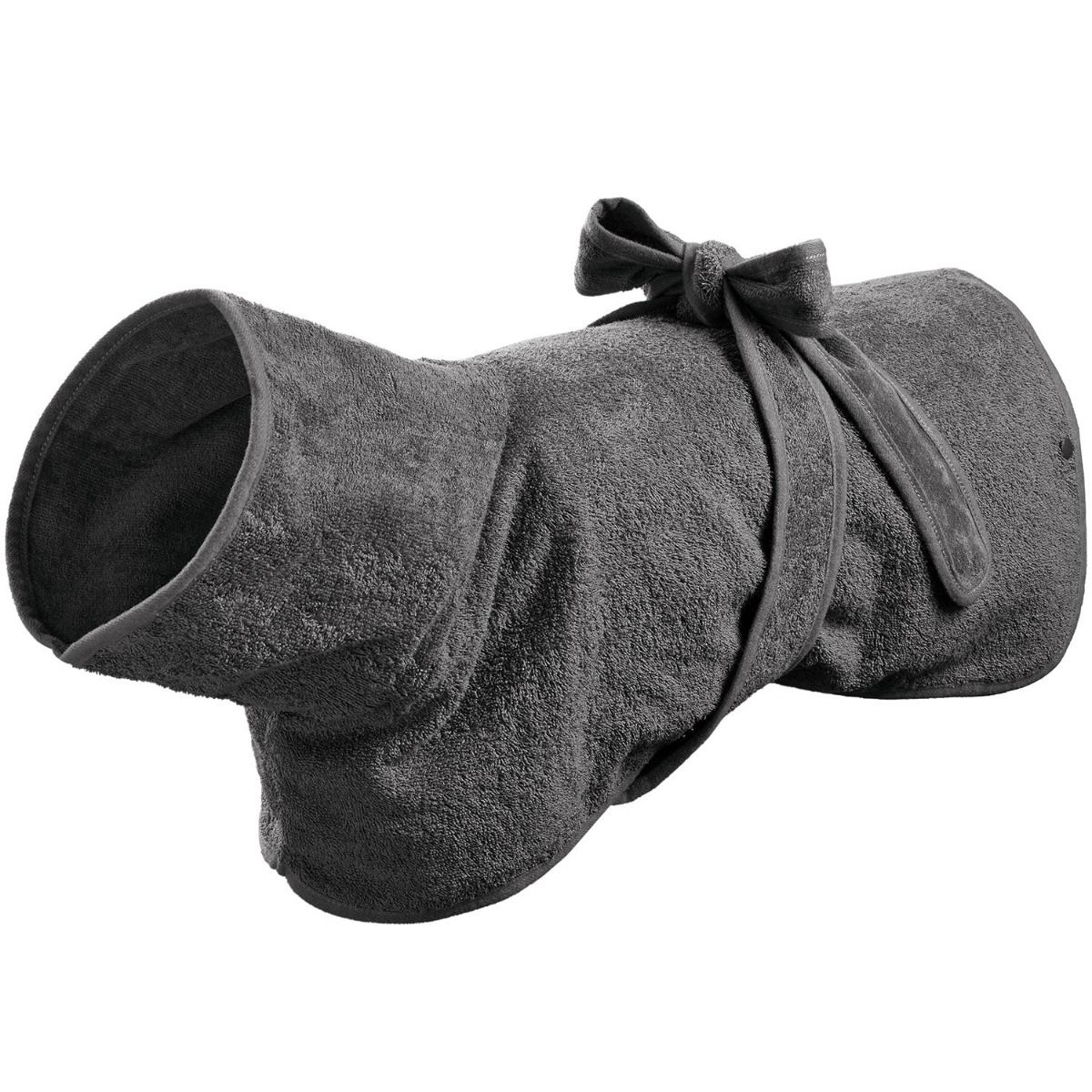Hunter Riga Dog Bathrobe - Grey 40