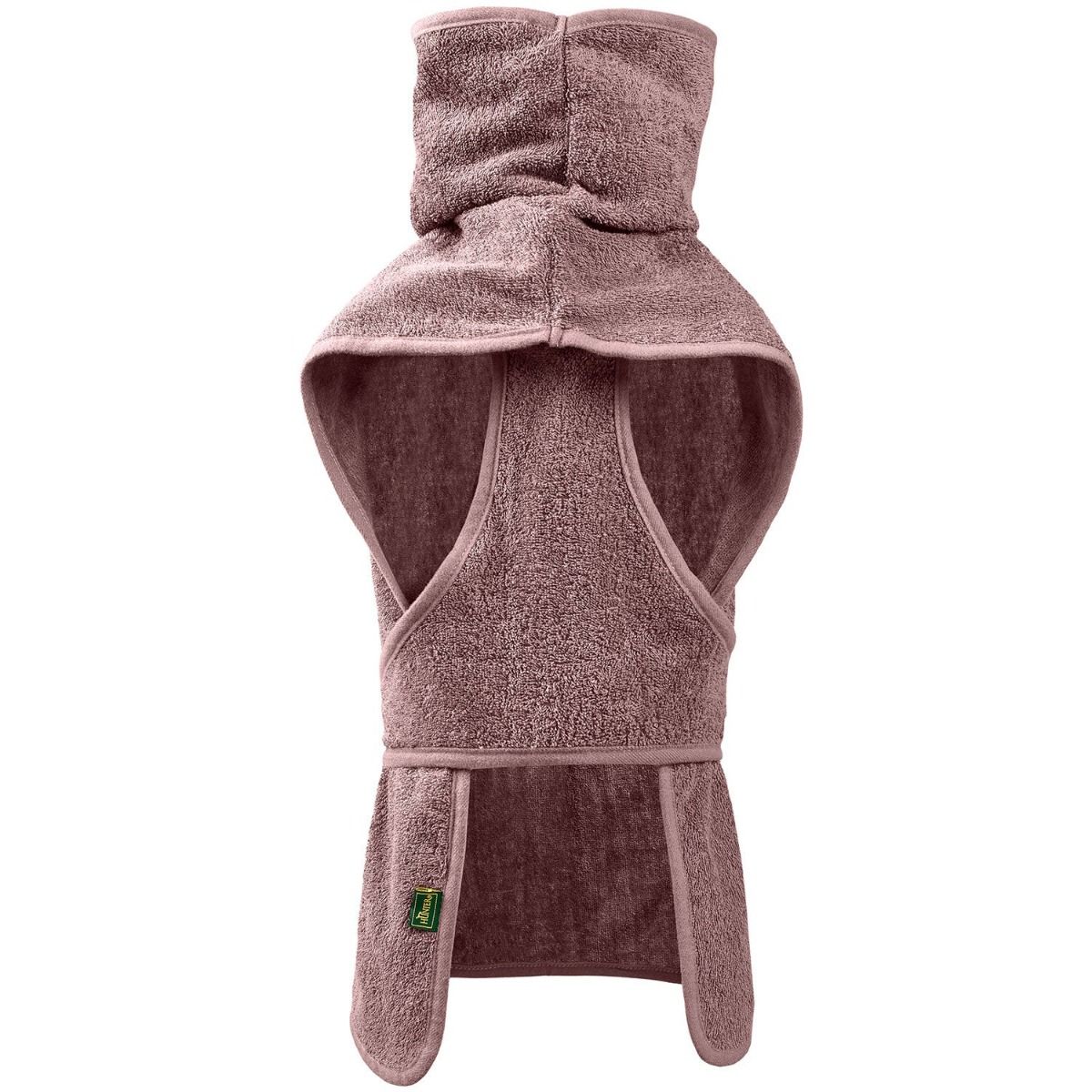 Hunter Riga Dog Bathrobe - Old Pink 30