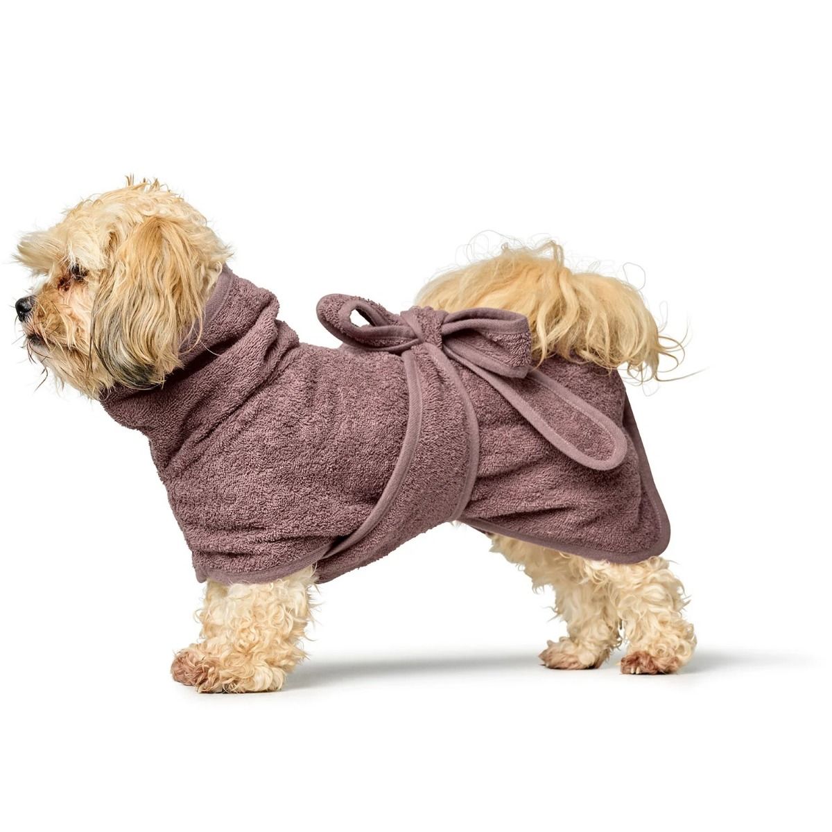 Hunter Riga Dog Bathrobe - Old Pink 30