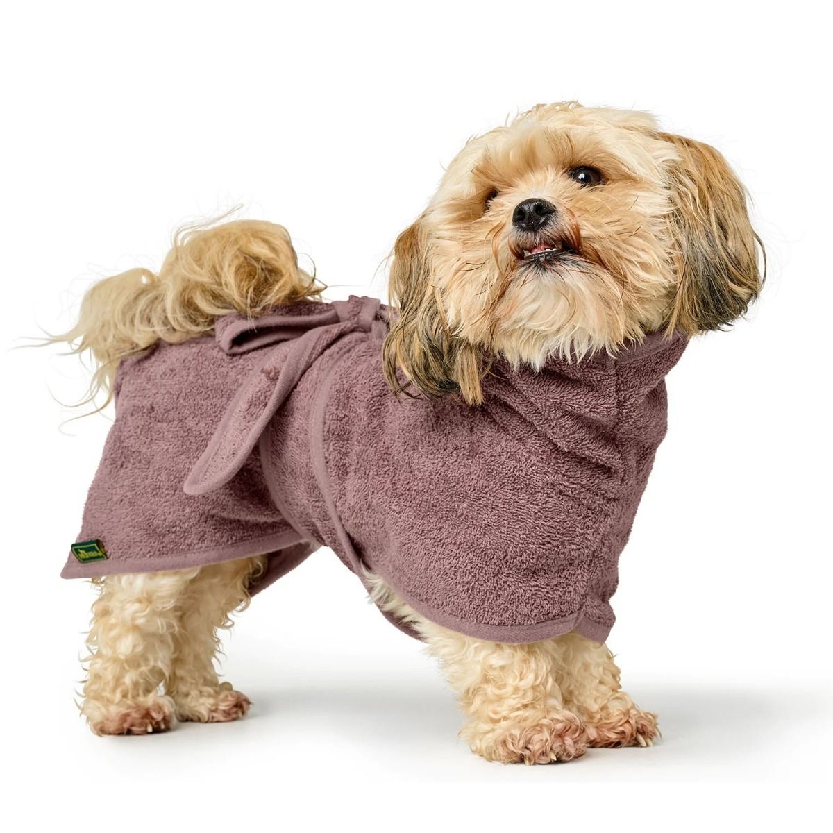 Hunter Riga Dog Bathrobe - Old Pink 30
