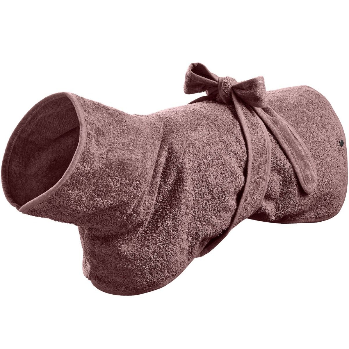 Hunter Riga Dog Bathrobe - Old Pink 40