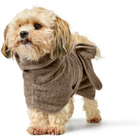 Hunter Riga Dog Bathrobe - Taupe 40