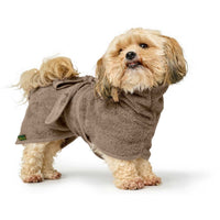 Hunter Riga Dog Bathrobe - Taupe 40
