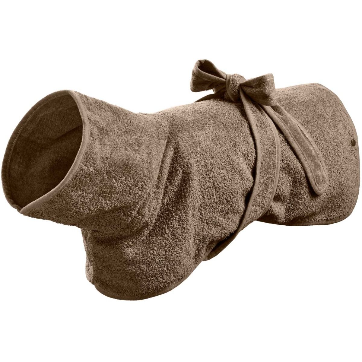 Hunter Riga Dog Bathrobe - Taupe 30