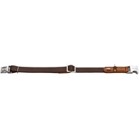 Hunter Wolmar Alu-Strong BioThane x Leather Dog Collar - Chocolate-Cognac Medium