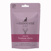 Thumbnail for The Innocent Cat Venison Slices with Potato Grain-Free Cat Treats 70g - 70g