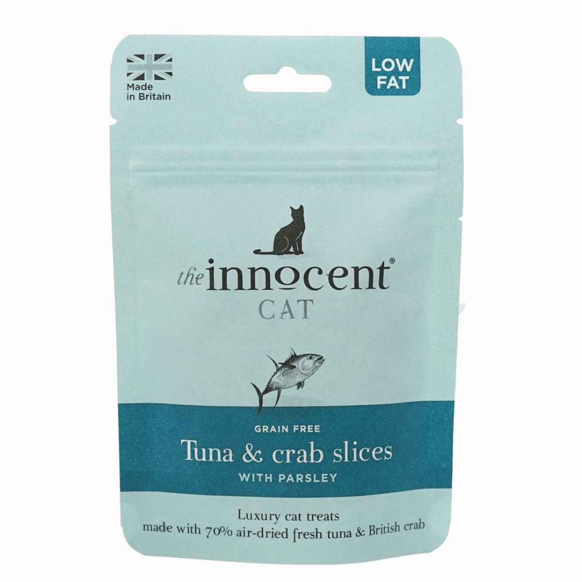 The Innocent Cat Tuna & Crab Slices with Parsley Grain-Free Cat Treats 70g - 70g