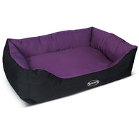 Scruffs Expedition Box Dog Bed - PLUM MEDIUM