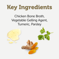 Thumbnail for Applaws Taste Toppers Chicken Bone Broth with Turmeric & Parsley Wet Dog Food Pouch 200g - 200ml