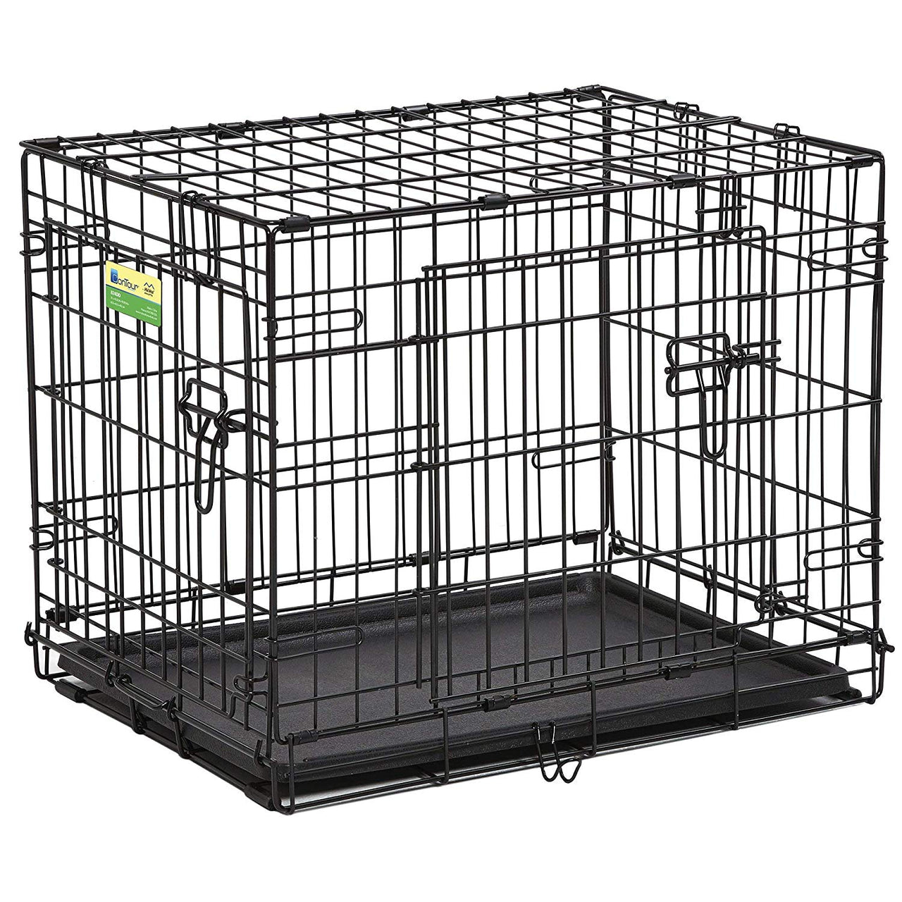 Contour Double Door Dog Crate 24″