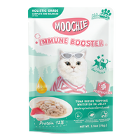 Thumbnail for Moochie Tuna Recipe Topping Whitefish In Jelly Cat Food for Immune Booster 70g