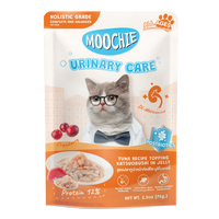 Thumbnail for Moochie Tuna Recipe Topping Katsuobushi In Jelly Cat Food for Urinary Care 70g