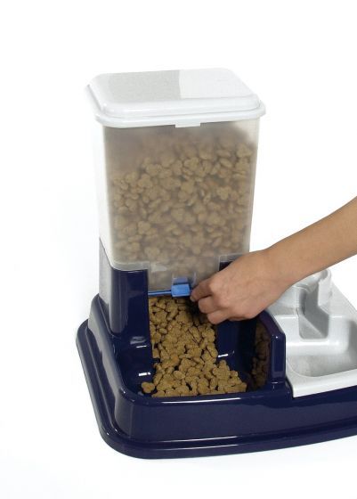 Flamingo Dry Food & Water Dispenser Duo Max Feeder  - OS