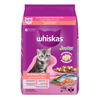 Thumbnail for Whiskas Mother and Kitten Tuna and Salmon Flavour Dry Food (1.1kg)