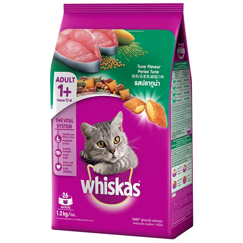 Whiskas Tuna, Dry Food Adult, 1+ years, 1.2kg