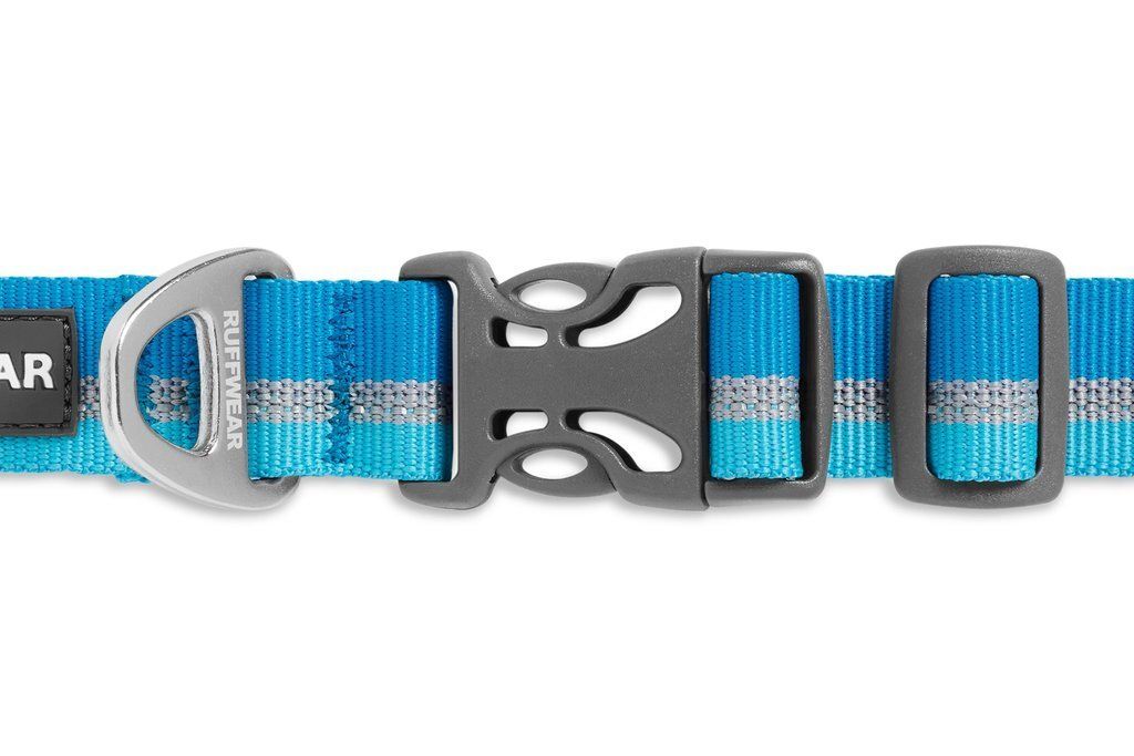 Ruffwear Crag Reflective Dog Collar - BLUE Medium