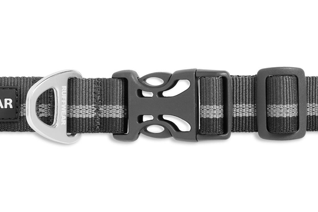 Ruffwear Crag Reflective Dog Collar - GRAY Medium