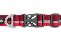 Thumbnail for Ruffwear Crag Reflective Dog Collar - RED Small