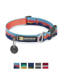 Thumbnail for Ruffwear Crag Reflective Dog Collar - Midnight Wave Large
