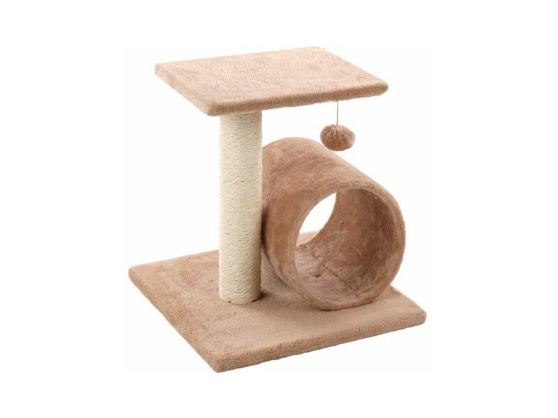 Flamingo Triolet Beige Cat Scratching Tree 38x38x40cm - Beige