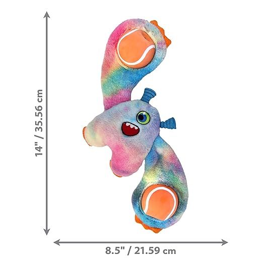 Kong Woozles Monster Squeaker Plush Dog Toy - Medium