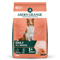 Arden Grange Daily All Breeds Adult Salmon & Rice Dry Dog Food - 6kg