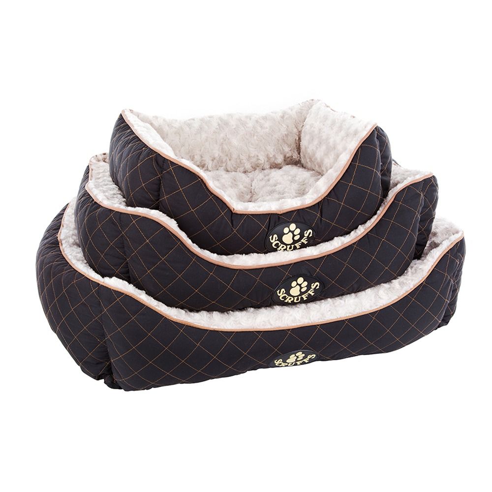 Scruffs Wilton Dog Box Bed - NAVY BLUE Small