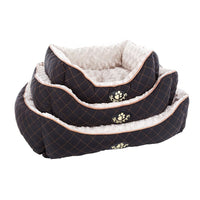 Scruffs Wilton Dog Box Bed - CHOCOLATE BROWN Small