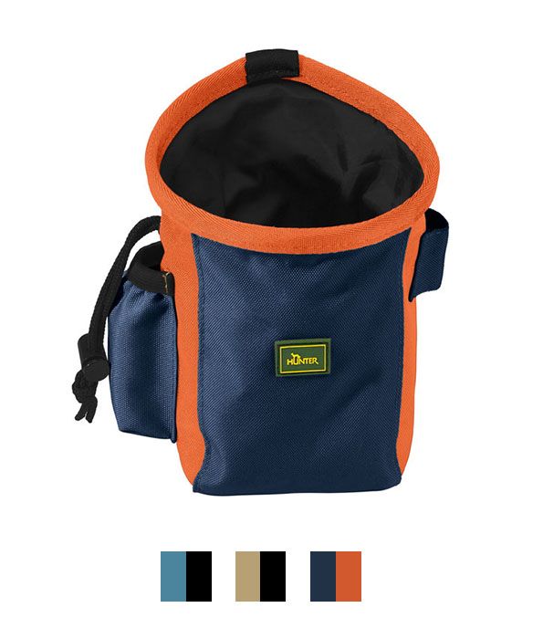 Hunter Bugrino Standard Belt Treat Bag  - ORANGE/BLUE Large