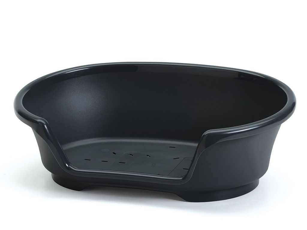 Savic Cosy Air Plastic Dog Bed - BLACK 61CM