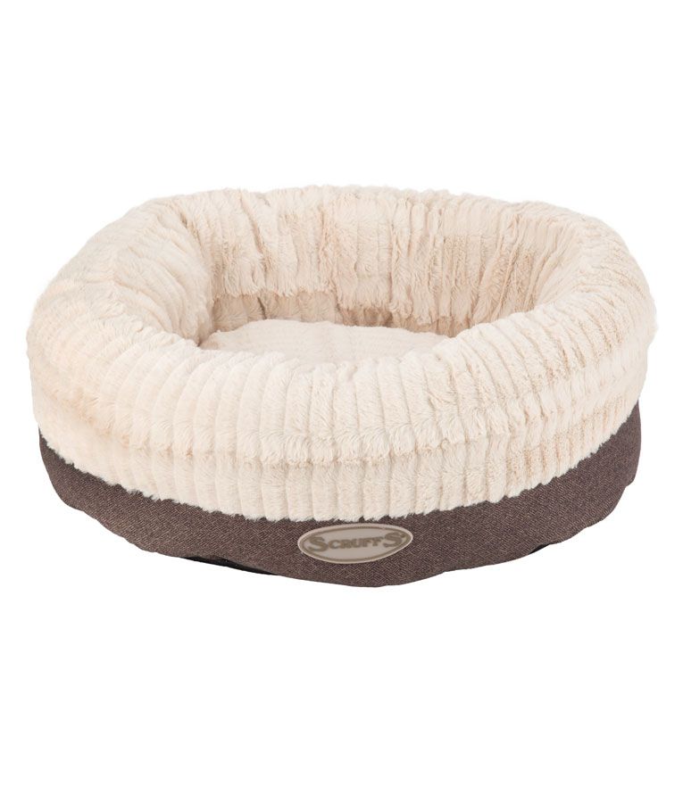 Scruffs Ellen Donut Dog Bed - Grey Medium