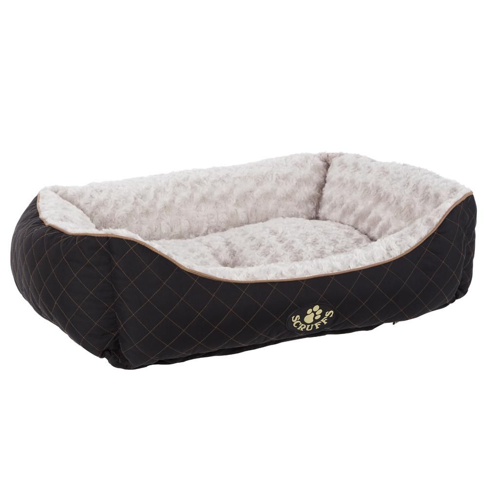 Scruffs Wilton Box Dog Bed - Black Medium