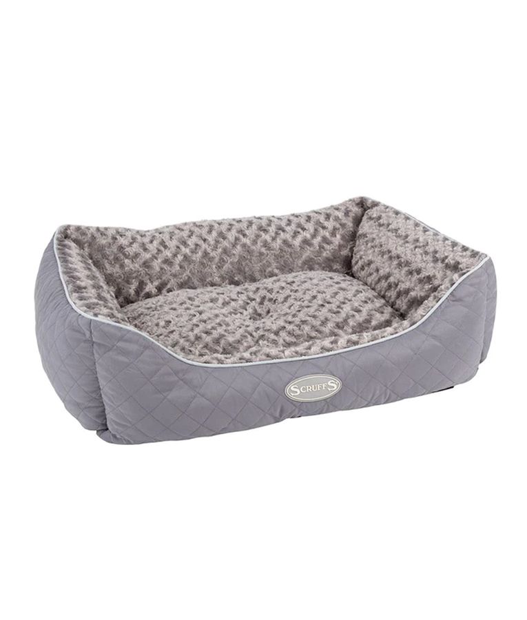 Scruffs Wilton Box Dog Bed - Grey Medium