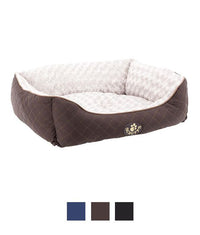 Thumbnail for Scruffs Wilton Box Dog Bed - Blue Medium