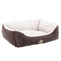 Thumbnail for Scruffs Wilton Box Dog Bed - Brown Medium