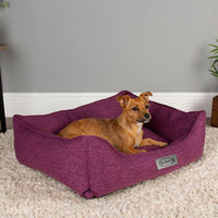 Thumbnail for Scruffs Manhattan Box Dog Bed - DENIM BLUE Medium