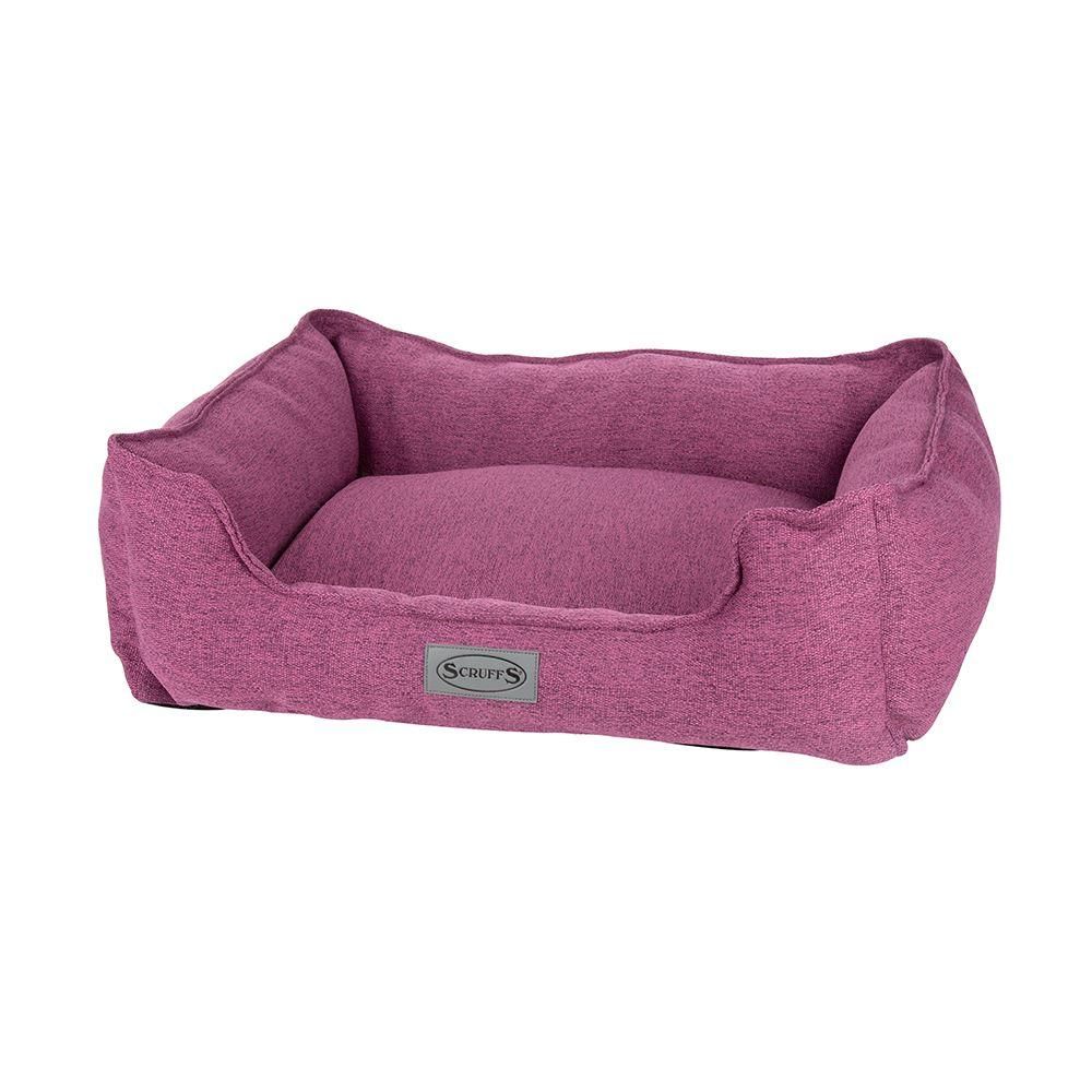 Scruffs Manhattan Box Dog Bed - BERRY PURPLE Large