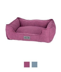 Thumbnail for Scruffs Manhattan Box Dog Bed - DENIM BLUE Medium