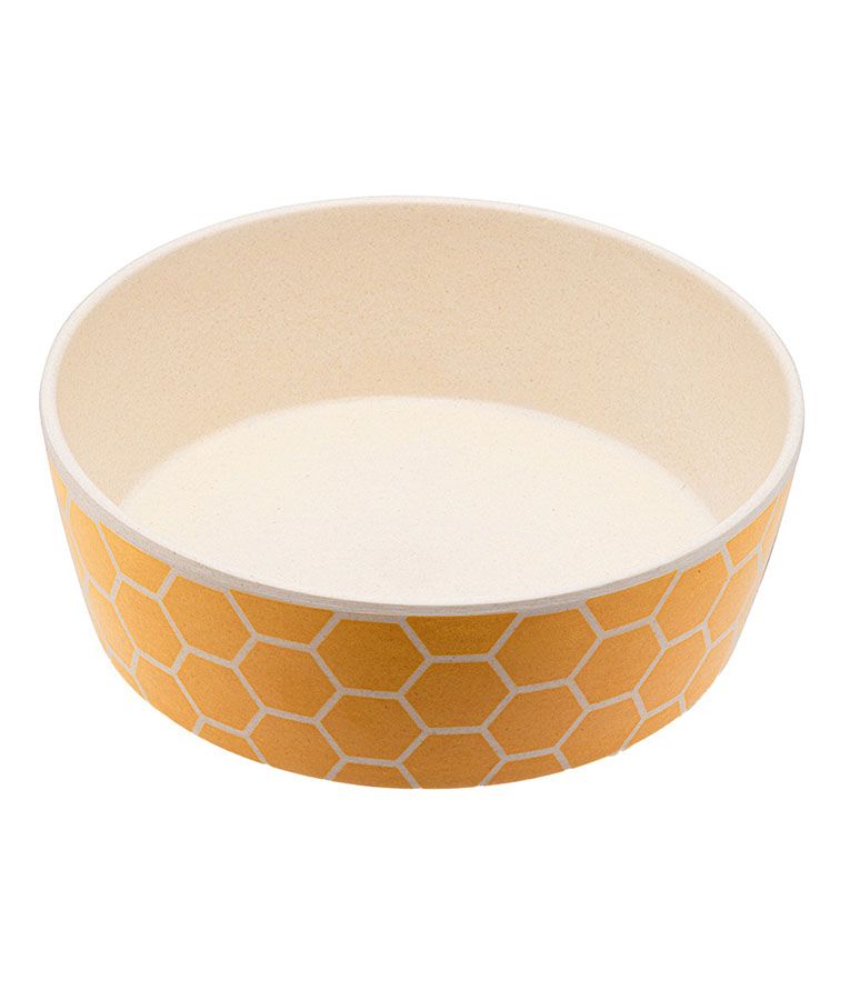 Beco Pets Save the Bees Bamboo Printed Dog Bowl - Large