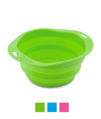 Thumbnail for Beco Pets Collapsible Travel Dog Bowl  - Green Medium