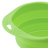 Thumbnail for Beco Pets Collapsible Travel Dog Bowl  - Green Medium