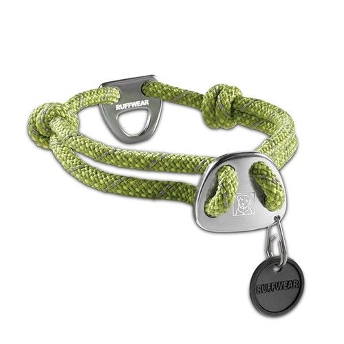 Ruffwear Knot-A-Collar Rope Dog Collar - GREEN L